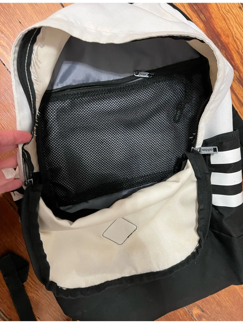 adidas Black and White Everyday Backpack